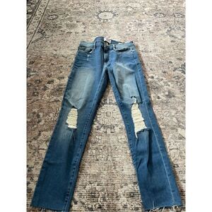 Frame Denim le Skinny de Jeanne Crop